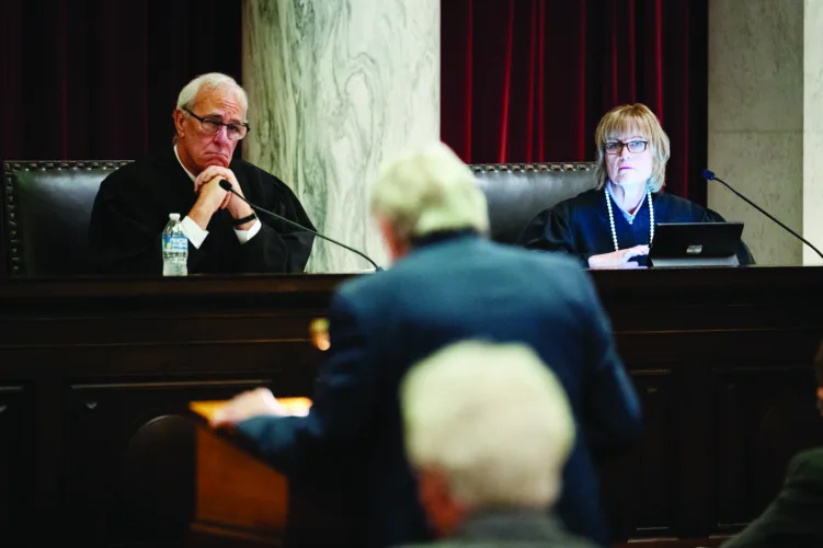 West Virginia Supreme Court hears arguments in clash over legislative vacancy